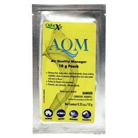 AQM by OdorXit, Air Quality Manager Chlorine Dioxide Odor Removal Packet, Dog Odor Eliminators for Home, Wet Dog Smell & Car Deodorizer, Strong Smell Neutralizer, 10g