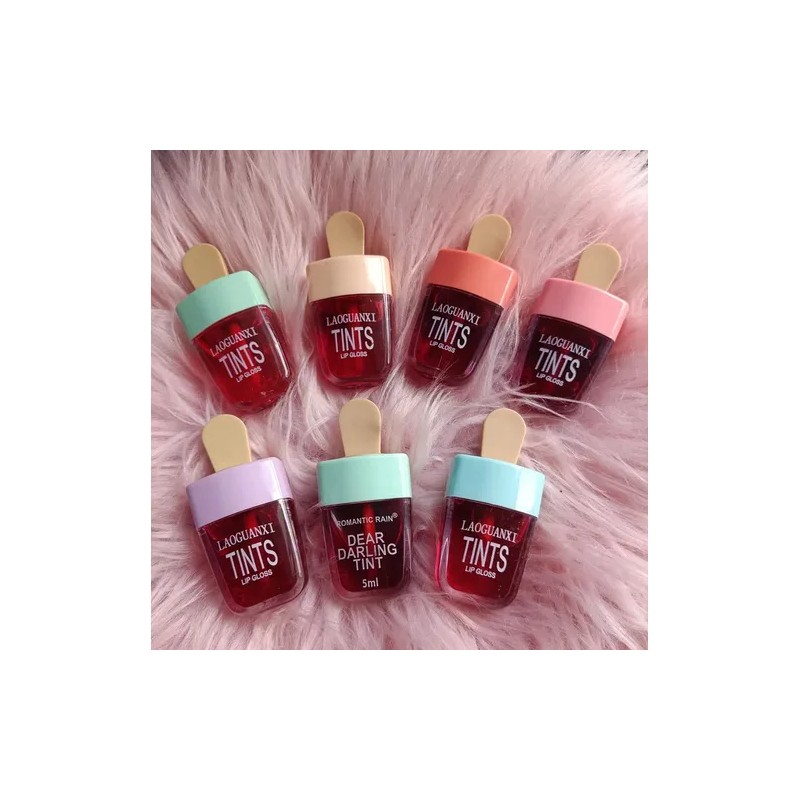 12 Tintas Labiales Forma De Paleta Larga Duración Lip Tint