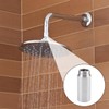 Laroal 2 Pcs Tap Extension 100mm G1/2 Inch Water Connection