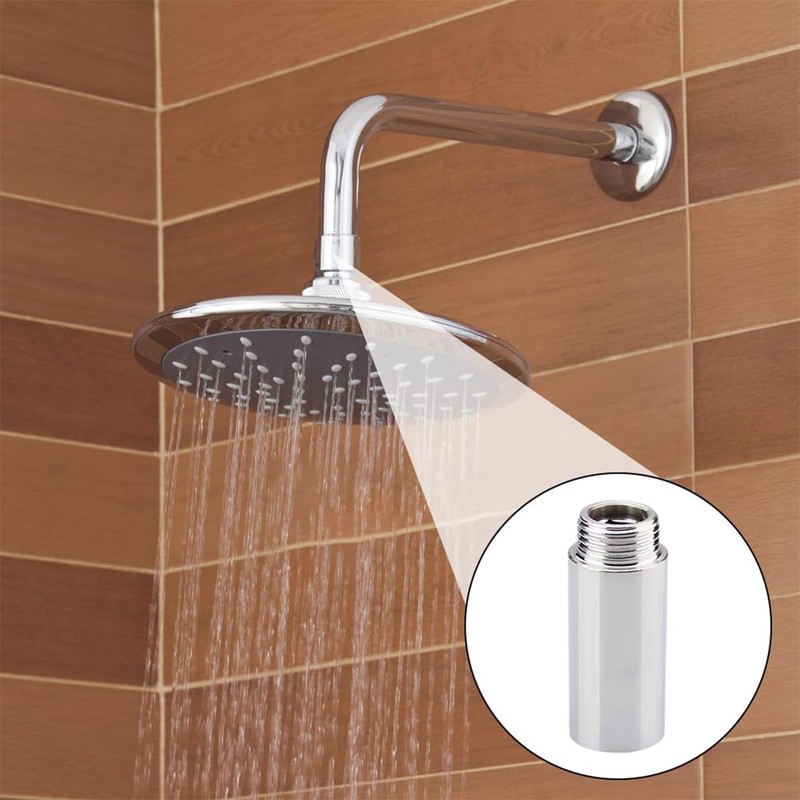 Laroal 2 Pcs Tap Extension 100mm G1/2 Inch Water Connection