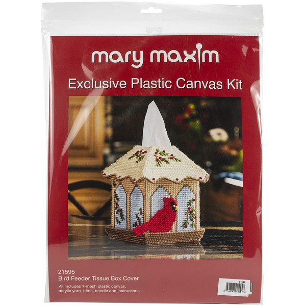 MARY MAXIM Plastic Canvas XSTCH FEEDR, Bird Feeder (7 Count)