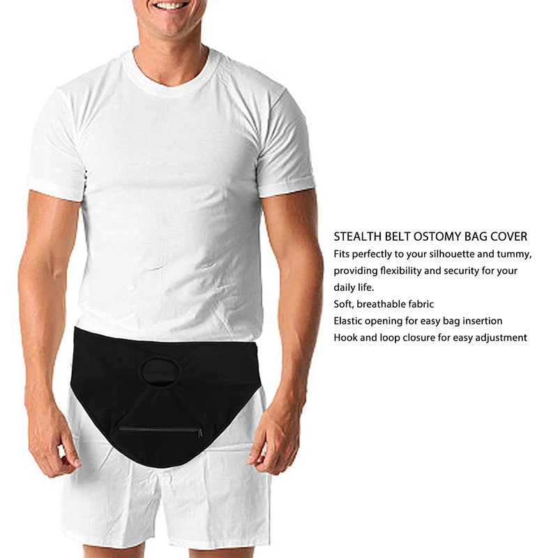 Ostomy Bag Cover Oxford Cloth Soft Breathable High Flexibility Portable