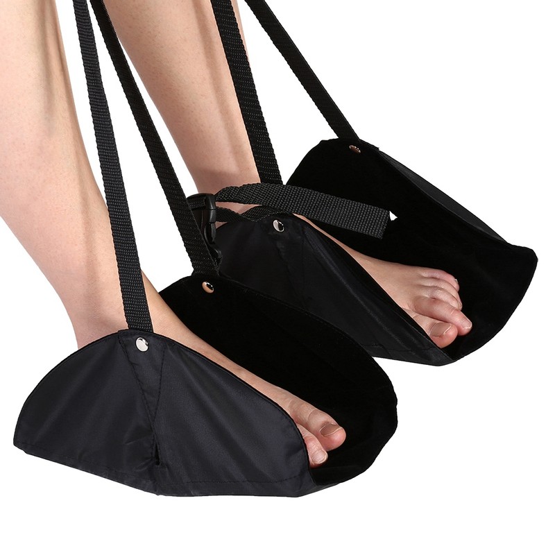 New Portable Foot Rest Adjustable Feet Fatigue Relieve Hammock for