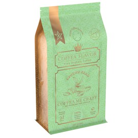 Flavored Ground Coffee – Organic 100% Arabica, Single Origin, 16oz Bags – by Coffea Flavor (standard, Coffea Me Crazy)