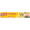 Glad Cling Wrap Clear Food Wrap, 400 Sq Ft Roll