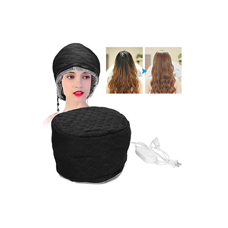 Brrnoo Gorro de Vaporizador de Pelo Térmico Eléctrico, Gorro de