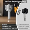 2.0 Upgrade A1/A1 Mini/A2L Hotend 0.4mm Stainless Steel Nozzle Fast