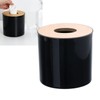 2PCS Roll Tissue Box Holder with Lid, Decorative Round Paper
