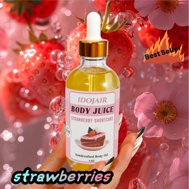 women body oil body oil perfume body oil  Strawberry Body Care palmers bodyoil shimmer oil - Scent: vanilla