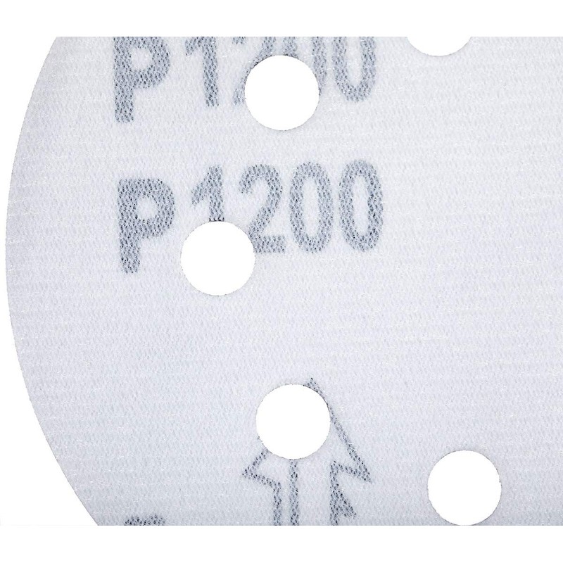 YoiYee 1200 Grit Sanding Discs Pads, 8 Holes, 125mm/5-inch Hook
