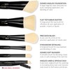 SO BLACK MIDI Travel Brush Set by Cosme Life Luxe