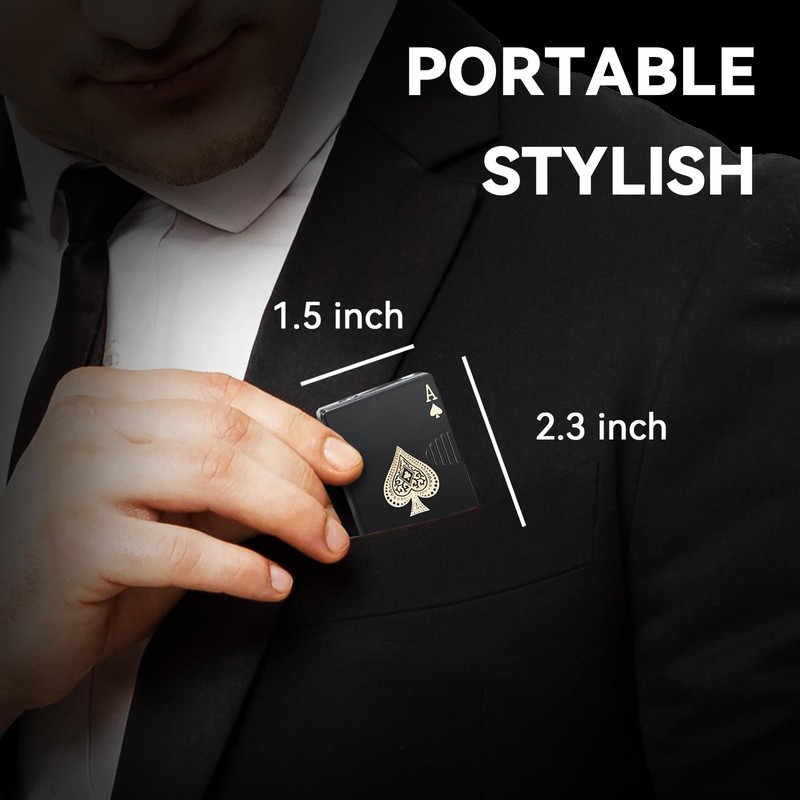 Zoocura 2 Pack Jet Torch Lighter Ace Card Lighter Green