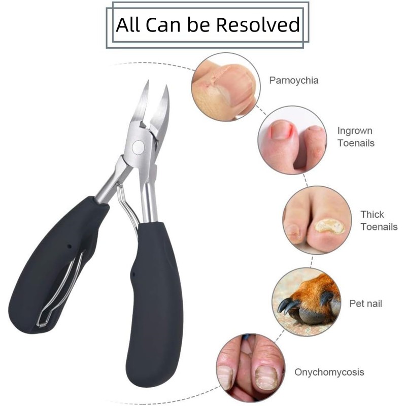 Suytvenxau Premium Toenail Clippers Large Heavy Duty Toe nail Clippers
