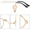 Gold Metal Glasses Replacement Temple Tips Arms Eyeglass Legs Sunglasses