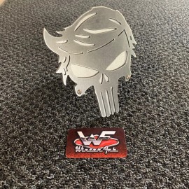 WinterFab Trump Hair Punisher Skull Hitch Cover - Two Layer - America USA Funny WinterFab