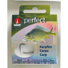 VMC Perfect Bound Carp Boilie Nickel Black, Hook Size: 1