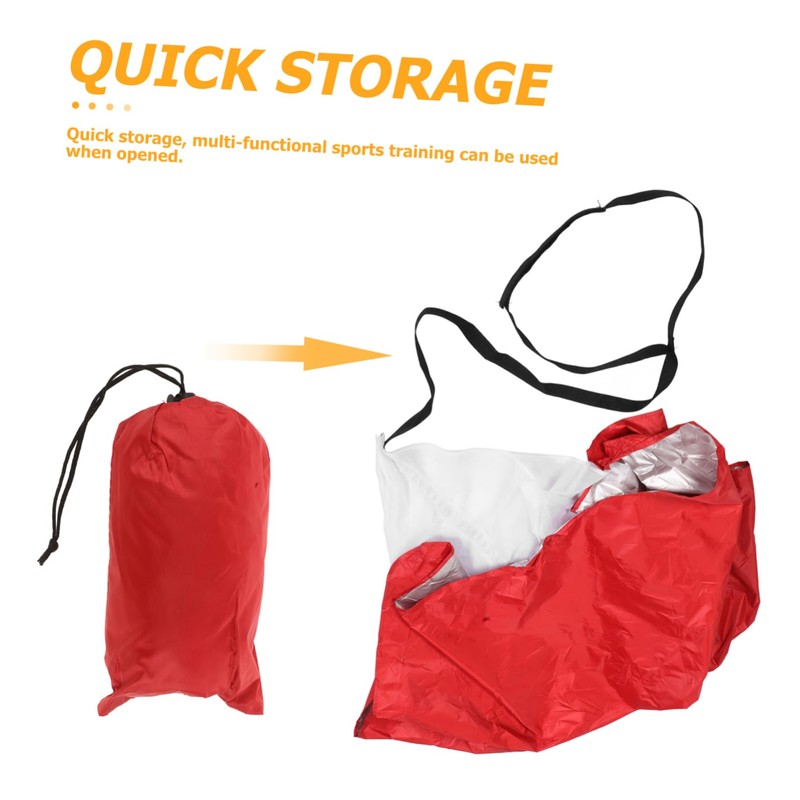 Kisangel Agility Training Parachute Football Running Parachute Oxford Fabric Strength