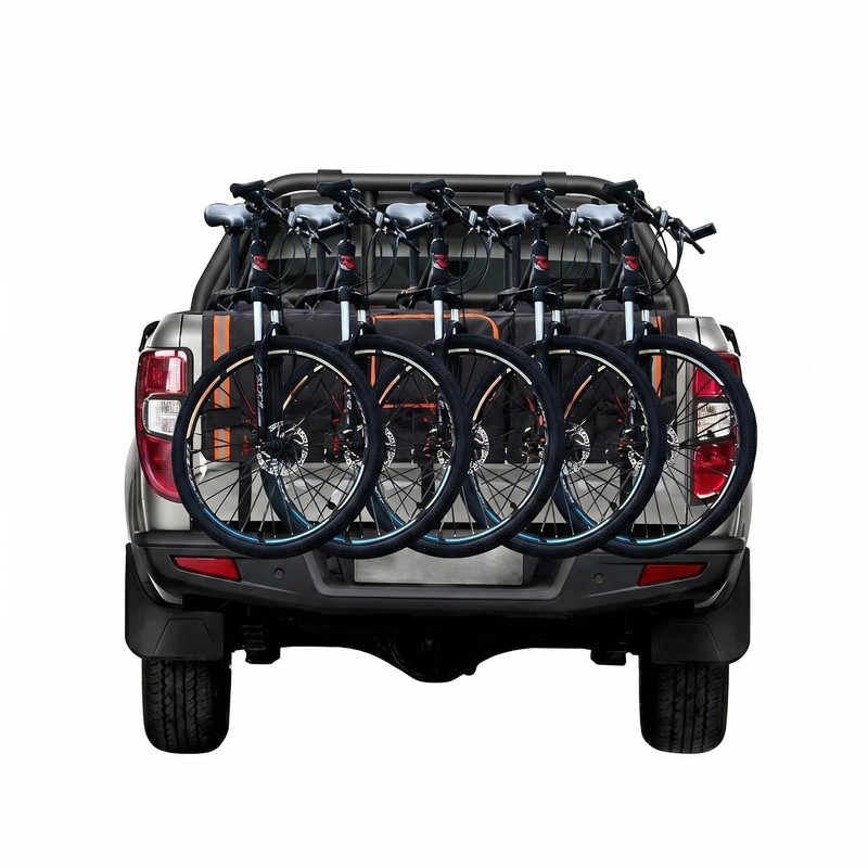 Tailgate Bike Pad for 5 Bikes, Heavy Duty Oxford Fabric