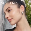 Senteria 925 Sterling Silver Hoop Earring Hypoallergenic Silver Chunky Hoop