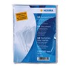 HERMA 1332 Transparent ID Cover, Pack of 10, Vaccination Certificate
