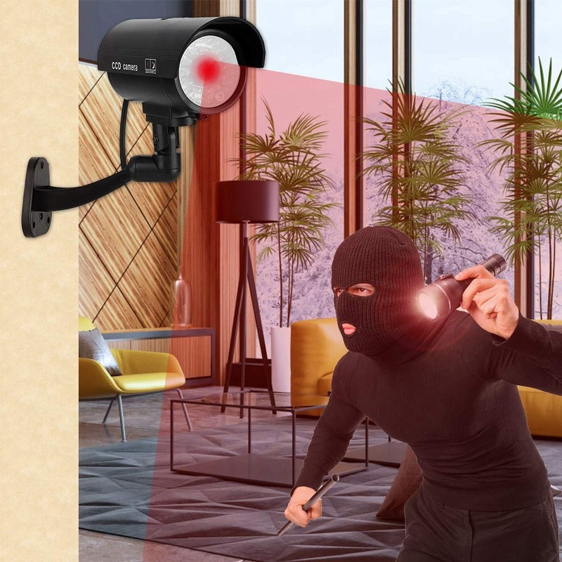 WNSC Cámara de Seguridad Falsa, cámara CCTV Impermeable de 3-6