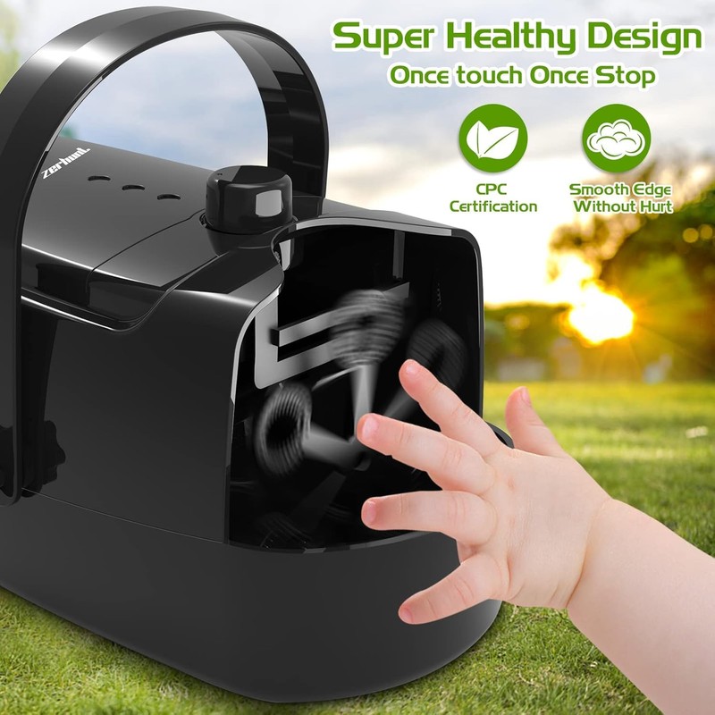 Bubble Machine Durable Automatic Bubble Blower, 18000+ Big Bubbles Per