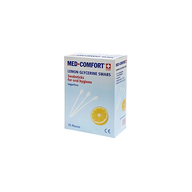 Med-Comfort Lemon Glycerine Sticks Oral Care Sticks Oral Hygiene Mouth