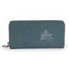LogoSpark Men's Long Wallet, Round Zipper, Slim, Embossed, Embossed, Children,