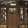 AINISIS 5-7/10-Feet Gutter Rain Chain,Water Wheel Rain Catcher Chain Outdoor