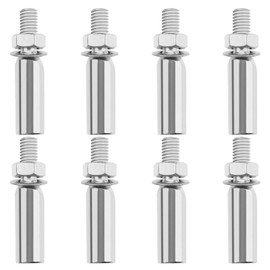 8 Pieces Crank Cotter Pins Replacement Metal Bicycle Crankshaft Pins Bicycle Replacement Part for Road Bikes Mountain Bikes Folding Bikes