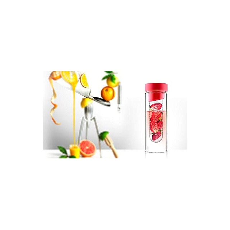 Asobu Drinkware Flavour It blue/silver 16OZ / 480ML