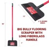 BULLY TOOLS Big Bully Floor Scraper Long Handle - Heavy