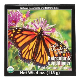 LIGHT MOUNTAIN Natural Hair Color 3 Piece - Red Amber Spice, 12 Ounce (187009)