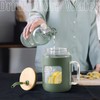 WINSA 50 oz Glass Water Bottles with Silicone Sleeve,Glass Tumbler