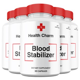 Health Charm Capsules, Maximum Strength All Natural Premium Formula, Health Charm Supplement Pills, 5 Month Supply (5 Pack)