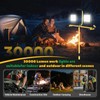 Dollate 30000 Lumen LED Work Lights with Stand, 2 Head,