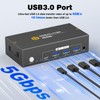 GREATHTEK 8K@60HZ HDMI Displayport KVM Switch 2 Monitors 2 Computers