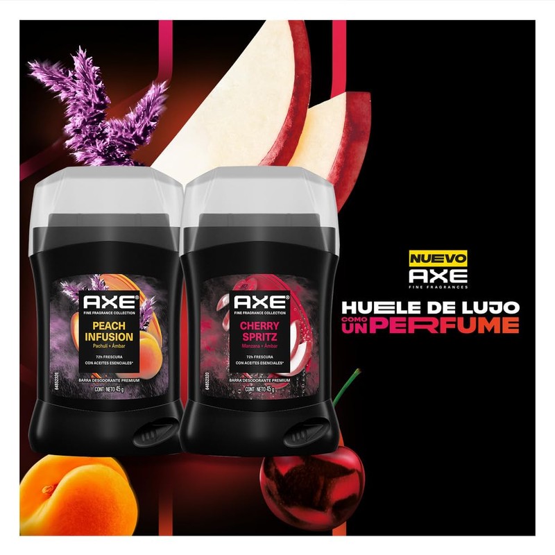 Axe Desodorante premium en barra Peach Infusion 45 g