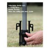 Geieold 2 x Awning Pole Fixing Tube Ground Bracket Windproof