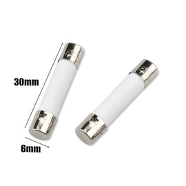 MOONLIGHT-TECH 20Pcs 6x30mm Ceramic Fuse 20A Cartridge Fast Blow Tube 250V for Power Strip Experiment Circuit Appliance Repair