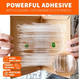 12 Pack Glue Mouse Traps Indoor for Home, Large Sticky Mouse Traps for Inside House, Pre-Baited Adhesive Non-Toxic Glue Traps for Mice Rats, Snakes, Lizard, Insect(13.5" x 8.5")
