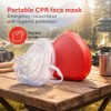 Portable CPR Face Mask – Pocket-Sized, Latex-Free, Skin-Friendly with One-Way