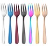 Set da 7 Forchette da Dessert in Acciaio Inox 18/10,