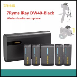 7Ryms iRay DW40 wireless lavalier microphone with four transmitters