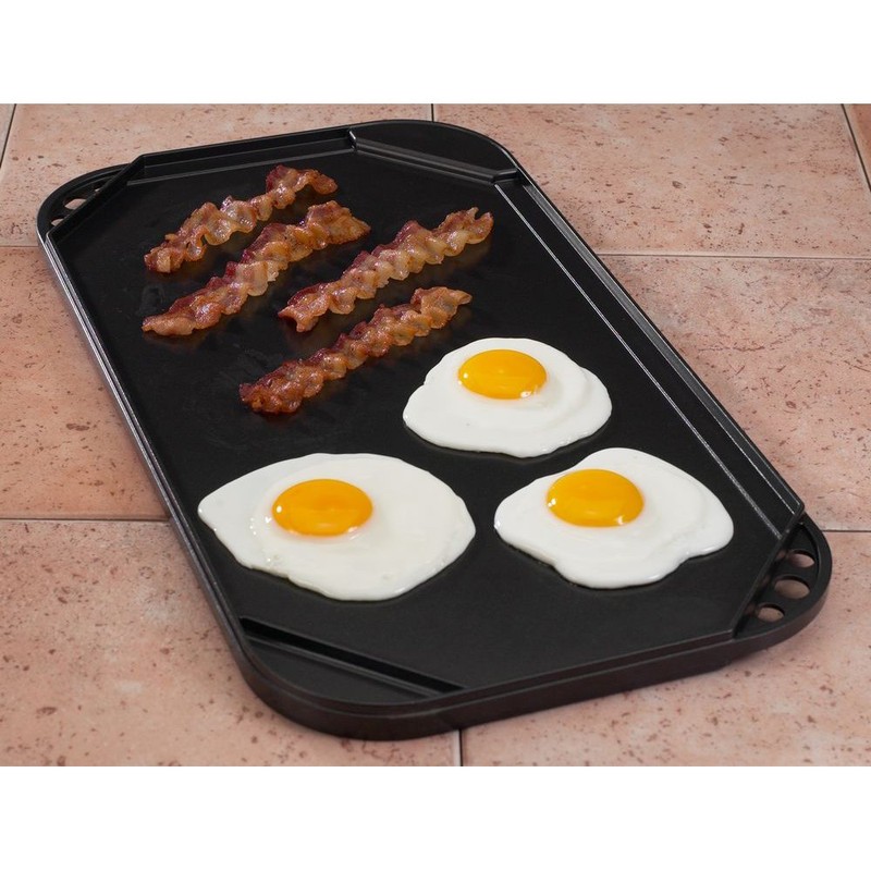 Nordic Ware 2-Burner Reversible Grill Griddle, 20 by 10-3/4 Inch