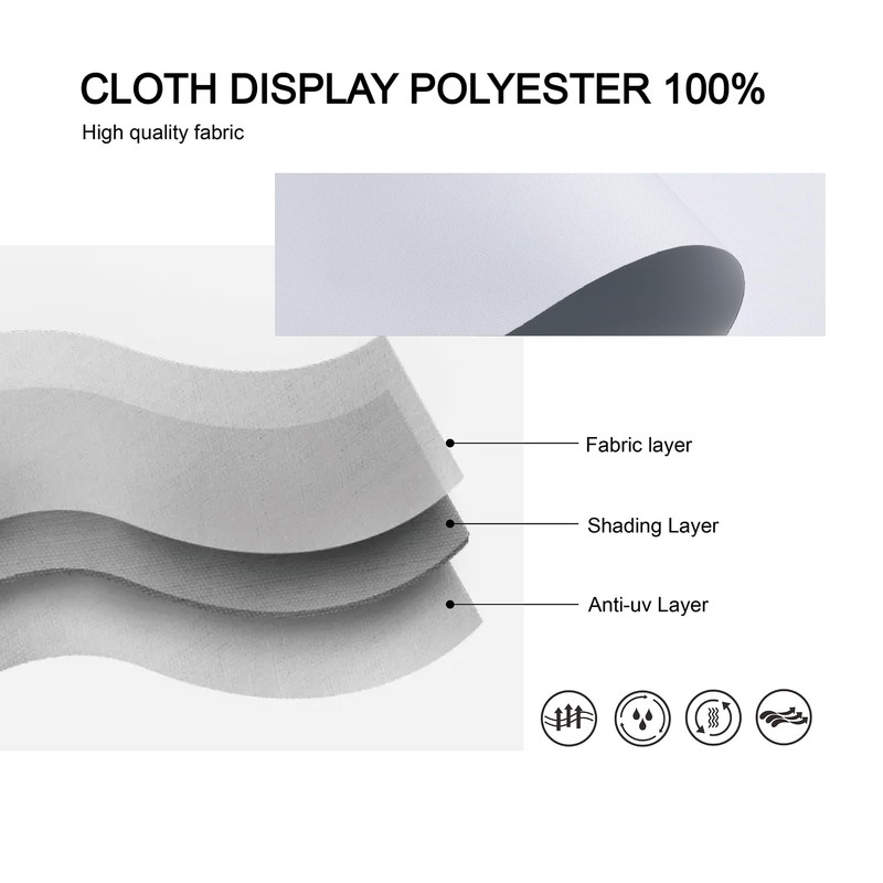 KALYSIE Custom Roller Shades 100% Blackout Blinds for Windows and