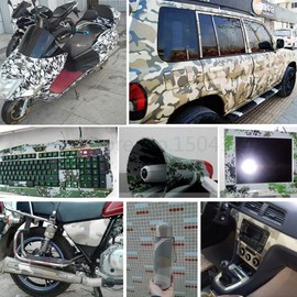 NewL Camo Vinyl Film Camouflage Car Wrap Film For Car Styling Bike Computer Laptop Scooter Motorcycle (Green, 30cm x 150cm)