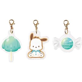 Tees Factory Sanrio Characters Sankoichi Charm Pochacco Size (H x W x D): Approx. 1.6 x 1.6 x 0.1 inches (40 x 40 x 3 mm) SR-5546183PC