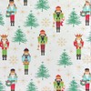 Serafina Home NUTCRACKER REUSABLE VINYL TABLECLOTH FLANNEL BACK 52" X