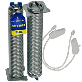 Monteral Dishwasher Hinges and Spring Set in Blue Suitable for Bosch 00754867 Dishwasher Hinge Repair Kit